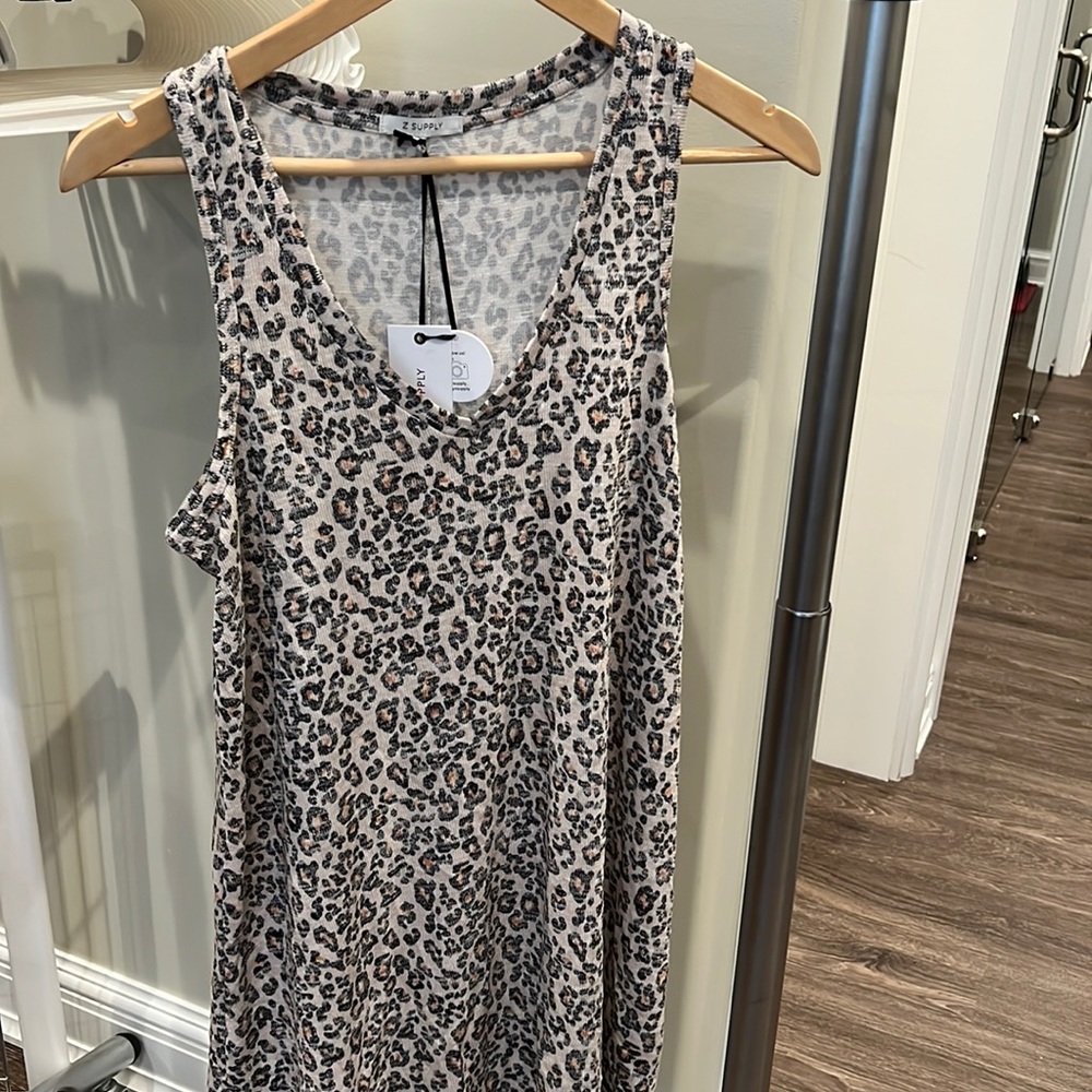 Z Supply Cheetah Dress - Size Medium - NWT